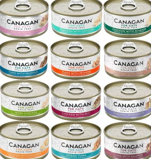 Canagan For Cats Pakiet Degustacyjny Mokra Karma dla kota op. 12x75g