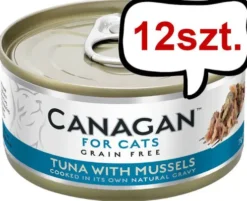 Canagan For Cats Tuna with Mussels Mokra Karma dla kota op. 75g Pakiet 12szt.