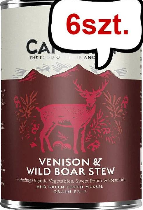 Canagan Venison&Wild Boar Stew Mokra Karma dla psa op. 400g Pakiet 6szt.