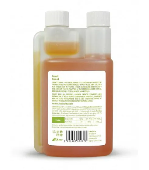 Canvit Olej z węgorza dla psa poj. 250ml