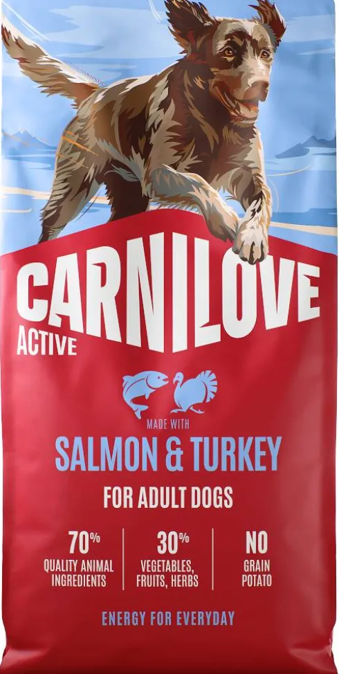 Carnilove Active Adult Salmon&Turkey Sucha Karma dla psa op. 12kg