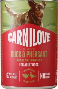 Carnilove Adult Duck&Pheasant Pate Mokra Karma dla psa op. 400g Pakiet 6szt.