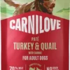 Carnilove Adult Turkey&Quail Pate Mokra Karma dla psa op. 300g Pakiet 12szt. SASZETKA