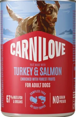 Carnilove Adult Turkey&Salmon Pate Mokra Karma dla psa op. 400g