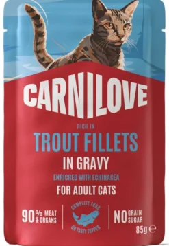 Carnilove Cat Adult Pakiet degustacyjny in Gravy/Jelly Mokra Karma dla kota op. 5x85g