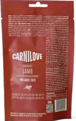 Carnilove Cat Adult Snack Crunchy Lamb Przysmak dla kota op. 50g