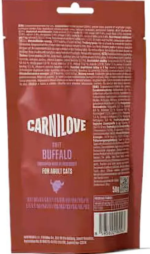 Carnilove Cat Adult Snack Soft Buffalo Przysmak dla kota op. 50g