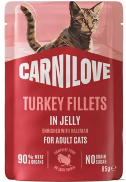Carnilove Cat Adult Turkey Fillets in Jelly Mokra Karma dla kota op. 85g