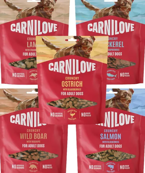 Carnilove Przysmak Crunchy Pakiet degustacyjny dla psa op. 5x200g