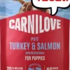 Carnilove Puppy Turkey&Salmon Pate Mokra Karma dla szczeniaka op. 300g Pakiet 12szt. SASZETKA
