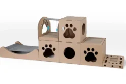 Carton+ Pets Zabawka kartonowa Fun Park Ball z piórkami dla kota WYPRZEDAŻ