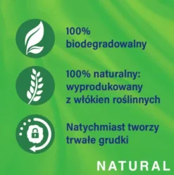 Catsan Natural Żwirek roślinny zbrylający dla kota poj. 20l