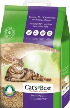 Cat's Best Żwirek drzewny Smart Pellet (Nature Gold) dla kota op. 5kg (10l)