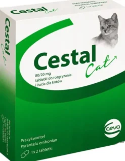 Cestal Cat Tabletki na robaki i pasożyty dla kota op. 2szt.