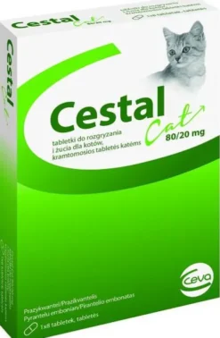 Cestal Cat Tabletki na robaki i pasożyty dla kota op. 8szt.