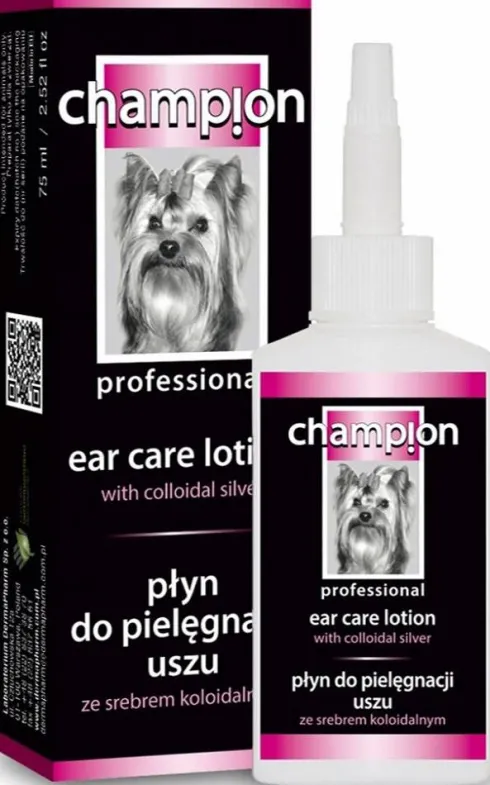 Champion Płyn do uszu dla psa i kota poj. 75ml WYPRZEDAŻ