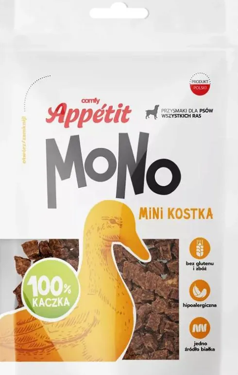 Comfy Appetit Mono Mini Kostka Kaczka Przysmak dla psa op. 80g