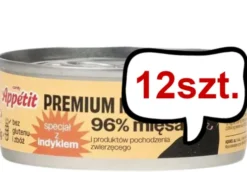 Comfy Appetit Premium Mousse z Indykiem Mokra karma dla kota 85g Pakiet 12szt. WYPRZEDAŻ