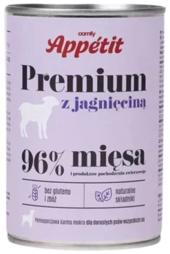 Comfy Appetit Premium z Jagnięciną Mokra karma dla psa 400g