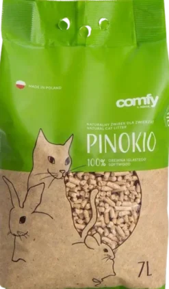 Comfy Żwirek Drzewny Pinokio dla zwierząt domowych op. 7l