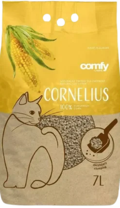 Comfy Żwirek kukurydziany Cornelius Natural dla kota poj. 7l