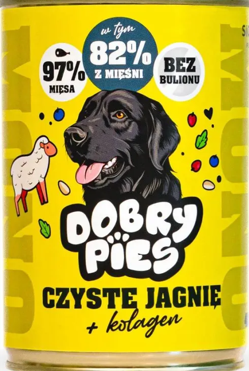 Dobry Pies Monoprotein Adult Czysta Jagnięcina Mokra karma dla psa op. 400g