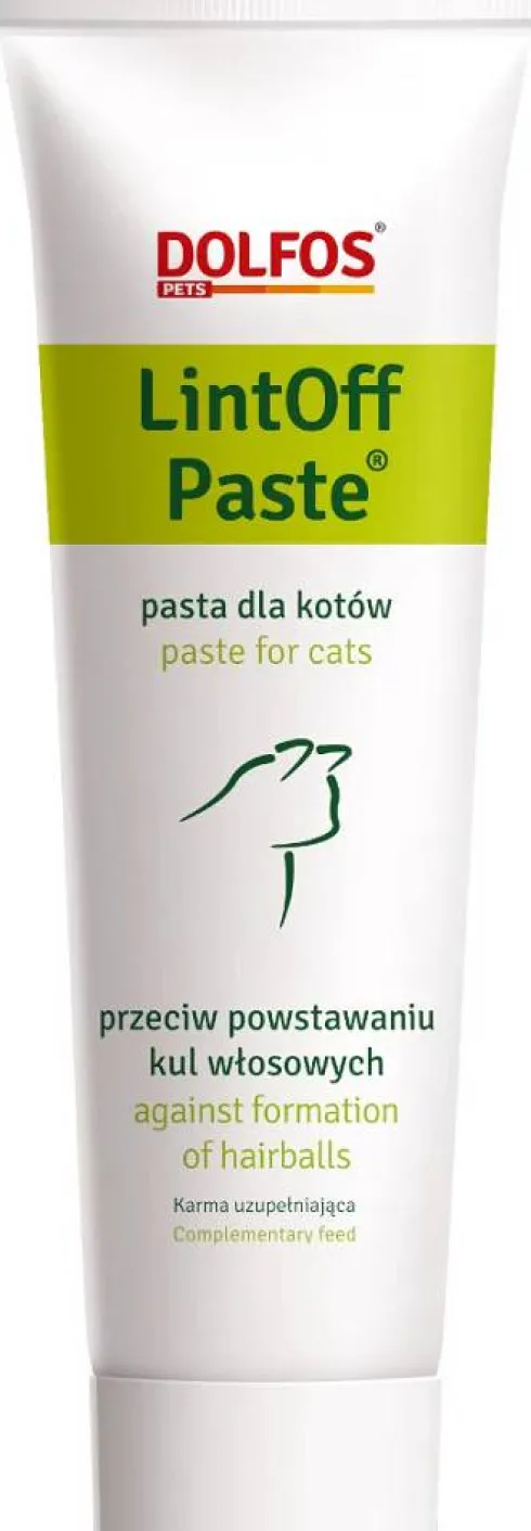 Dolfos LintOff Pasta na kule włosowe dla kota op. 100g
