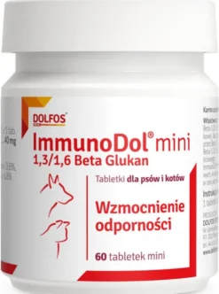 Dolfos Preparat na odporność Immunodol MINI dla psa i kota op. 60 tabletek
