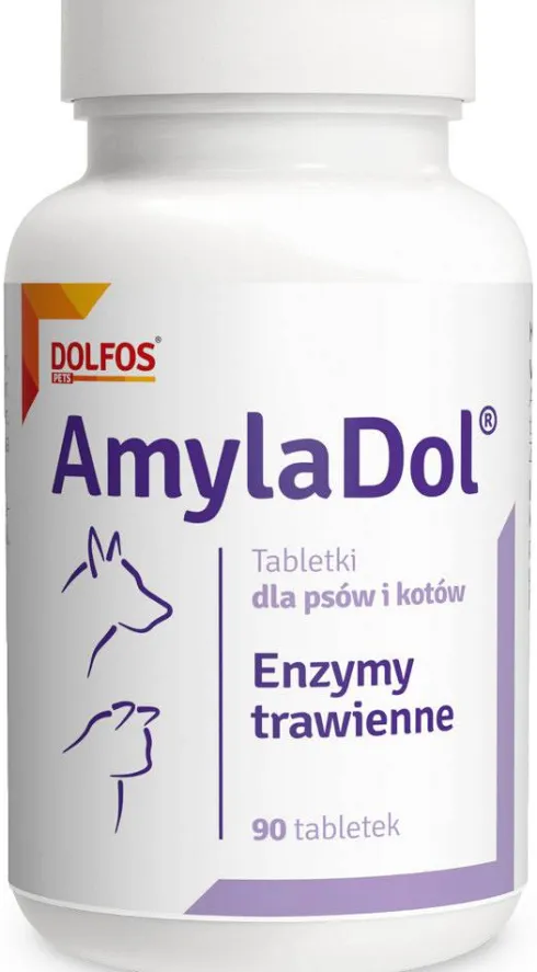Dolfos Preparat na trzustkę AmylaDol dla psa i kota op. 90 tabletek