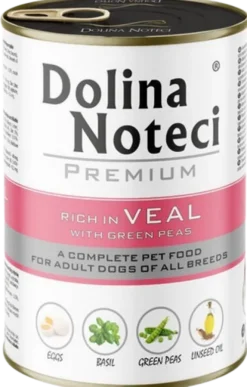 Dolina Noteci Premium Adult Cielęcina z Groszkiem Mokra Karma dla psa op. 400g
