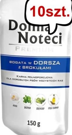 Dolina Noteci Premium Adult Dorsz z Brokułami Mokra Karma dla psa op. 10x150g