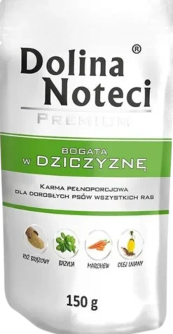 Dolina Noteci Premium Adult Dziczyzna Mokra Karma dla psa op. 10x150g