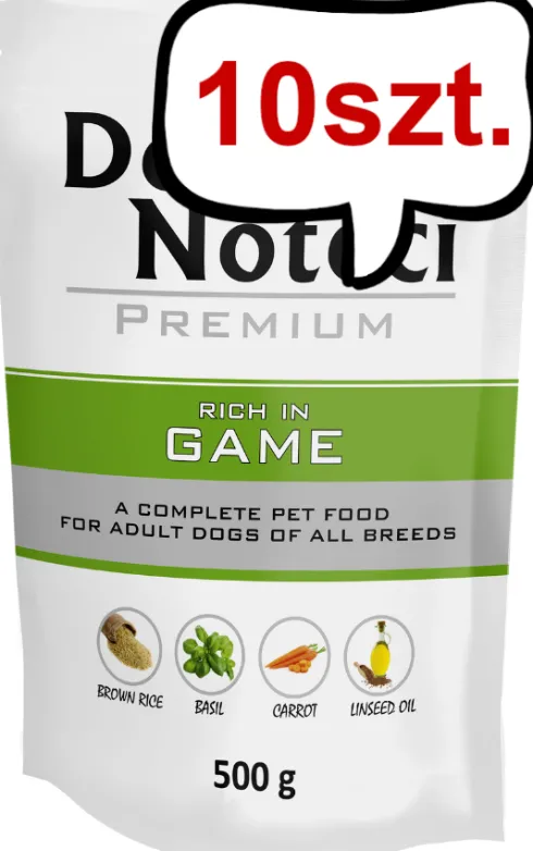 Dolina Noteci Premium Adult Dziczyzna Mokra Karma dla psa op. 10x500g