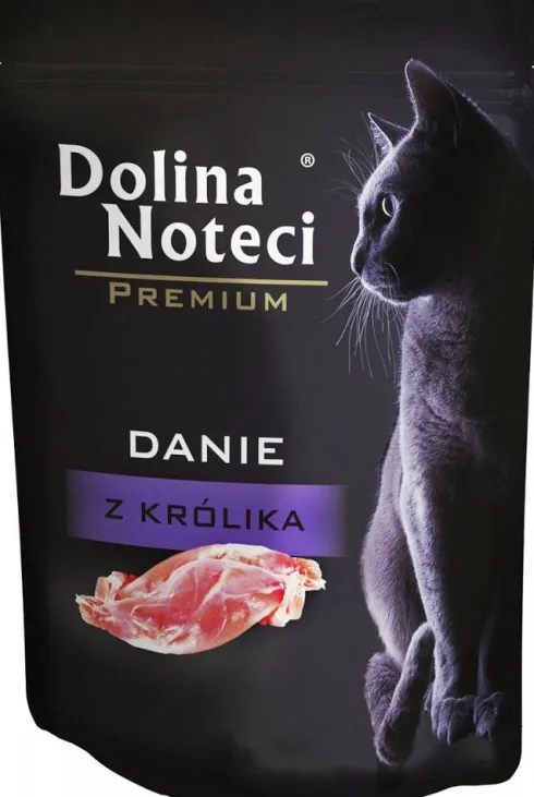 Dolina Noteci Premium Adult Danie z królika Mokra Karma dla kota op. 10x85g
