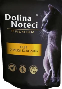 Dolina Noteci Premium Adult Filet z piersi kurczaka Mokra Karma dla kota op. 10x85g