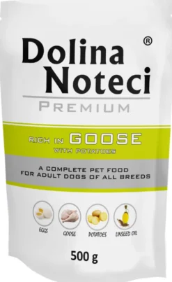 Dolina Noteci Premium Adult Gęś z Ziemniakami Mokra Karma dla psa op. 500g
