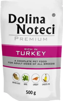 Dolina Noteci Premium Adult Indyk Mokra Karma dla psa op. 10x500g