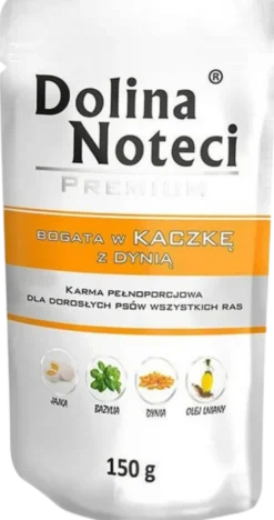 Dolina Noteci Premium Adult Kaczka z Dynią Mokra Karma dla psa op. 10x150g
