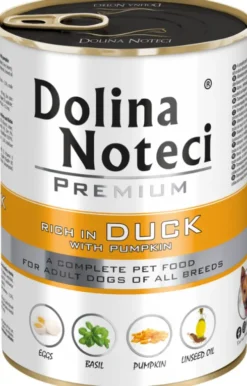 Dolina Noteci Premium Adult Kaczka z Dynią Mokra Karma dla psa op. 400g Pakiet 12szt.