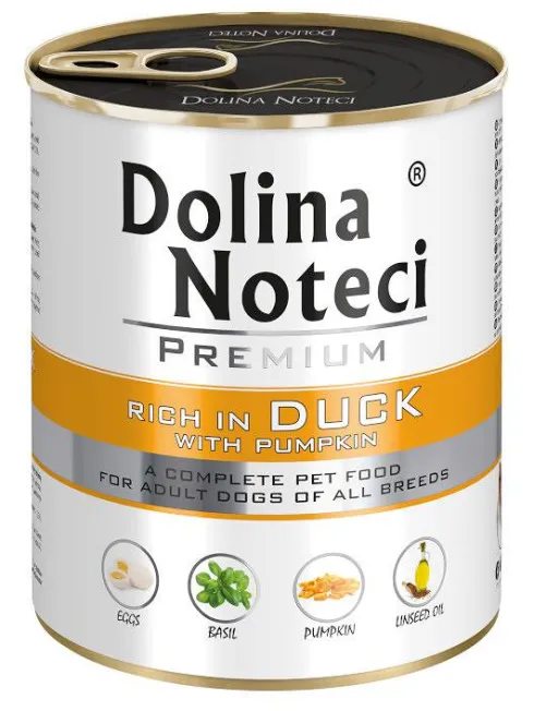 Dolina Noteci Premium Adult Kaczka z Dynią Mokra Karma dla psa op. 800g