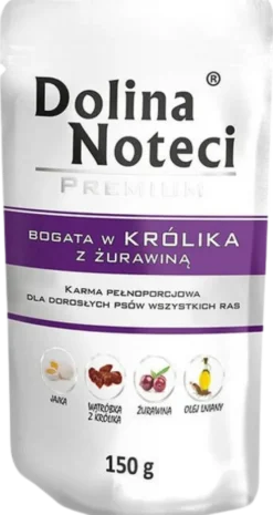 Dolina Noteci Premium Adult Królik z Żurawiną Mokra Karma dla psa op. 150g