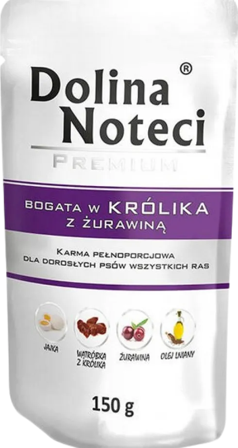 Dolina Noteci Premium Adult Królik z Żurawiną Mokra Karma dla psa op. 150g