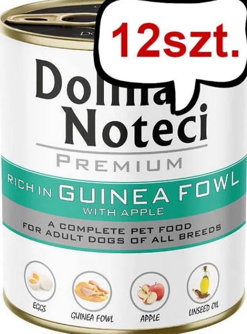 Dolina Noteci Premium Adult Perliczka z Jabłkiem Mokra Karma dla psa op. 800g Pakiet 12szt.