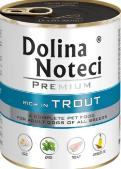 Dolina Noteci Premium Adult Pstrąg Mokra Karma dla psa op. 800g