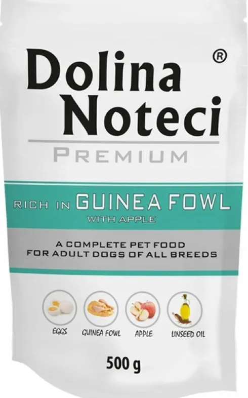 Dolina Noteci Premium Adult Perliczka z Jabłkiem Mokra Karma dla psa op. 10x500g