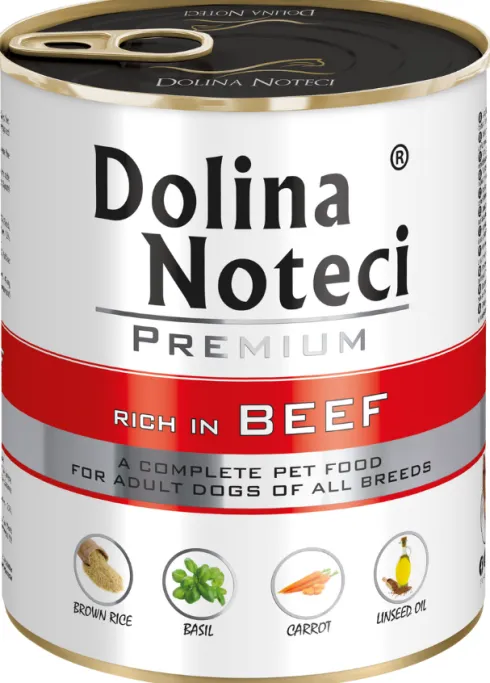 Dolina Noteci Premium Adult Wołowina Mokra Karma dla psa op. 800g Pakiet 12szt.