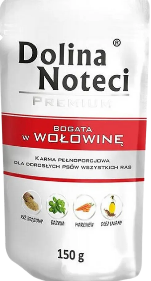 Dolina Noteci Premium Adult Wołowina Mokra Karma dla psa op. 10x150g
