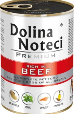 Dolina Noteci Premium Adult Wołowina Mokra Karma dla psa op. 400g Pakiet 12szt.