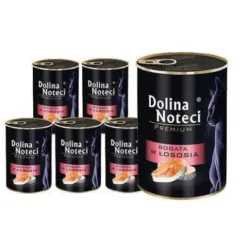 Dolina Noteci Premium Bogata w Łososia Mokra Karma dla kota op. 400g