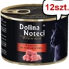 Dolina Noteci Premium Bogata w Cielęcinę Mokra Karma dla kota op. 185g Pakiet 12szt.